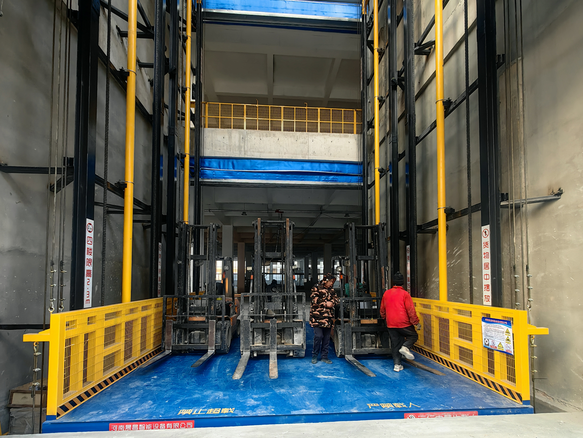 跨行业应用案例：导轨式液压货梯不止于仓库搬运
